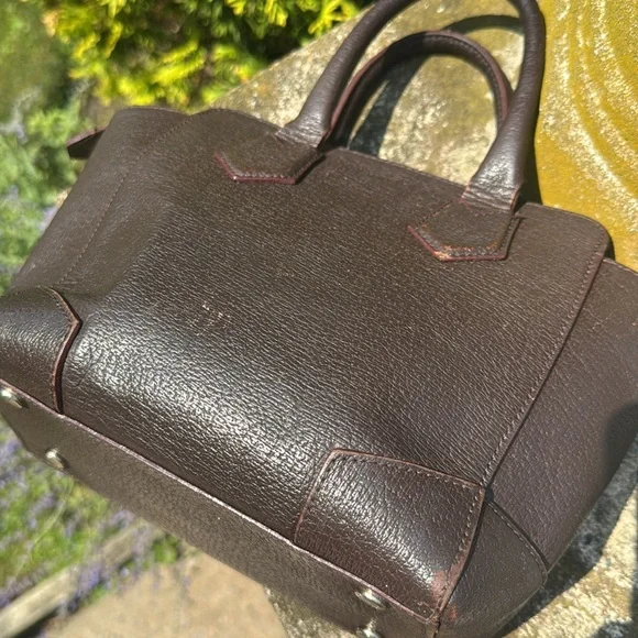 GUC Vivienne Westwood Executive Dark Brown Handbag ( shoulder strap missing) - Picture 4 of 13